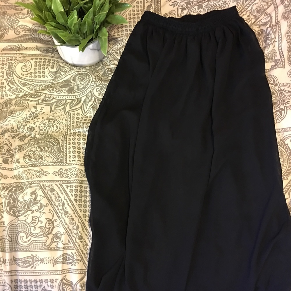 American Apparel Sheer Maxi Skirt